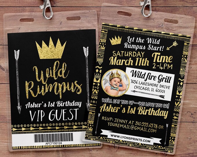 Wild one Birthday Invitation, Wild thing birthday Invite, invitation, pow wow, BOHO, Tribal, first birthday, 1st birthday, wild rumpus