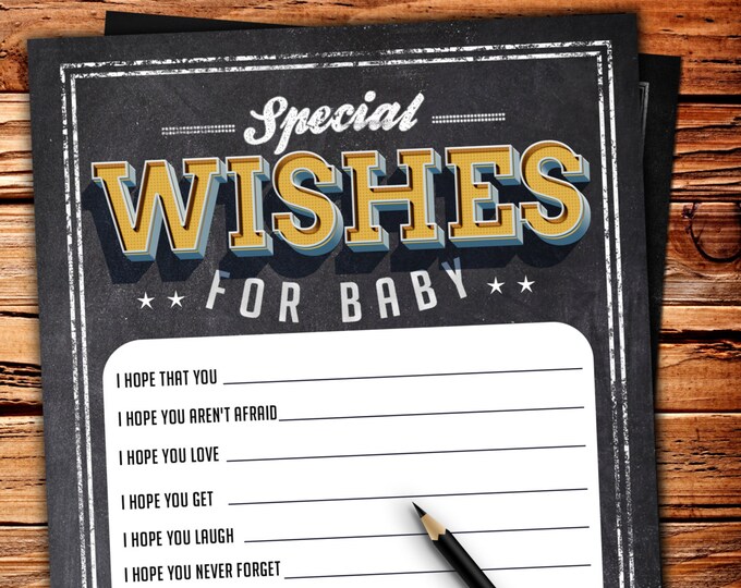 Baby is brewing, Coed baby shower, baby wishes card- Beer baby shower,- couples baby shower BBQ, retro, beer tasting