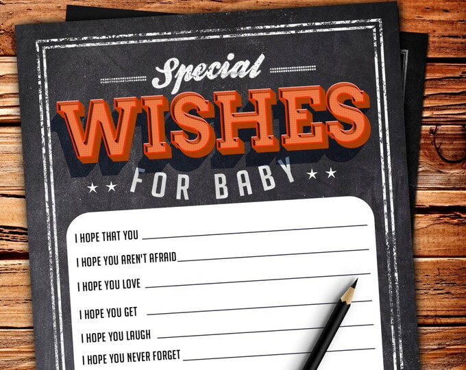 Baby is brewing, Coed baby shower, baby wishes card- Beer baby shower- couples baby shower BBQ, retro, beer tasting