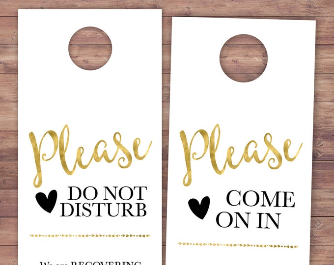 Personalized Door Hanger / Wedding Door Hanger / Bachelorette Party Door Hanger / Party Door Hanger/ destination wedding