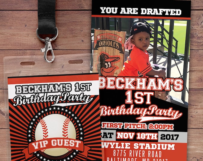 Baseball ticket Invitation, All Star Birthday, VIP pass, Baseball Party, sports birthday, ticket invite, Bar Mitzvah, lil slugger, Digital