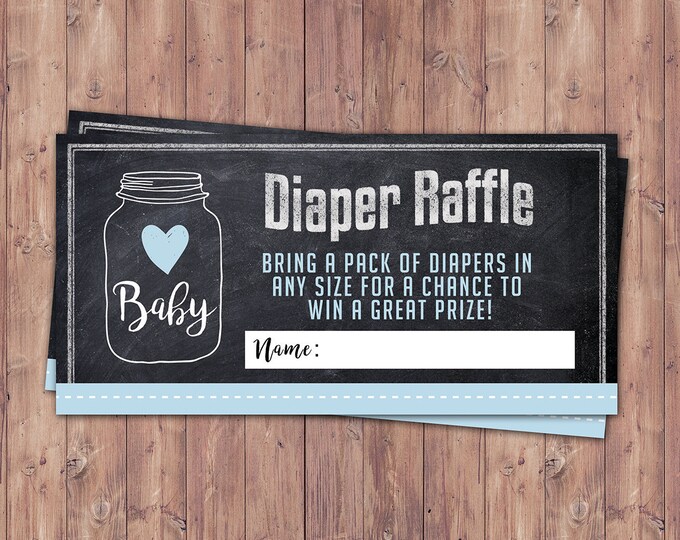 Diaper raffle, shower game, rustic, BOHO, BabyQ chalkboard couples co-ed Baby Shower BBQ  - babyq - boy girl- , baby girl shower