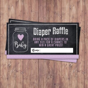 Diaper raffle, shower game, rustic, BOHO, BabyQ chalkboard couples co-ed Baby Shower BBQ  - babyq - boy girl- , baby girl shower