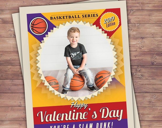 Valentine Cards for kids- Kids Valentine Cards- All star Valentine Cards- DIY PRINTABLE Valentine Cards- Valentine - sports valentines