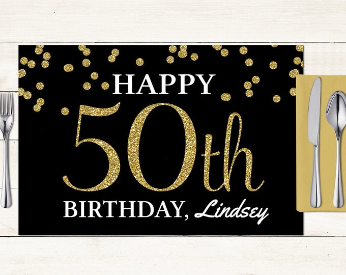 Any Age Birthday digital Placemat design, Menu, Milestone Birthday Party Decor, Party Table Decor, Aged to perfection, Cheers and beers