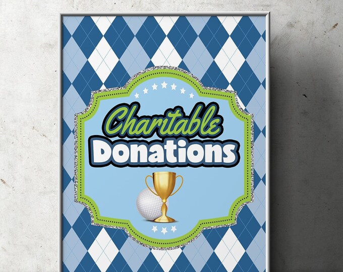 Welcome sign, table sign, Digital file only, Miniature Golf , Golf Party, Golf Birthday, boy birthday, girl birthday, party decor, printable
