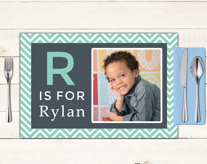 Personalized digital Placemats, Digital file only Kids Placemats, children's gifts, Placemats for kids, Girls placemat, Boys placemat