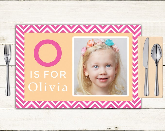 Personalized digital Placemats, Digital file only Kids Placemats, children's gifts, Placemats for kids, Girls placemat, Boys placemat