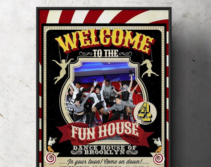 Carnival Party sign, Circus Party Welcome Sign, Customized Printable, Vintage circus poster, Vintage Carnival sign, Digital file only