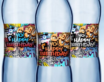 Fresh Prince, Birthday, Baby Shower, Hip Hop, Swagger, 90s, Graffiti, birthday, DJ, 90s party, HipHop party decor