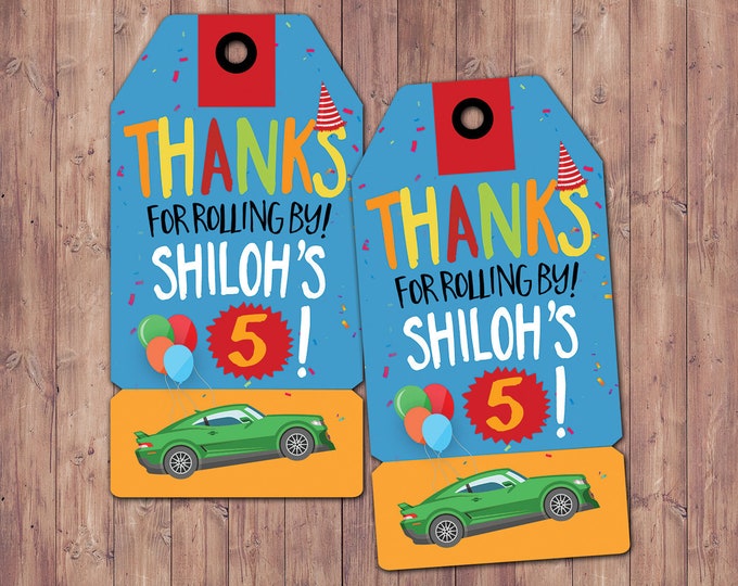 Drive By Birthday Party Favor Gift Tag Quarantine Birthday Party Favor Tag Quarantine Social Distancing Party, favor tags, printable file