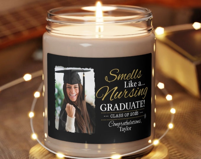 Graduation candle I funny graduation gift  I Nurse grad gift  I Nursing school graduation gift  I Nursing school gift I Graduation Candle