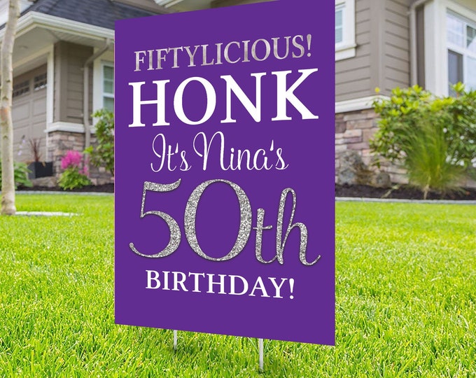 Happy birthday Yard Sign, Digital file only, Honk outdoor sign, Quarantine Birthday , Birthday Yard Sign, Happy Birthday Sign, Yard sign