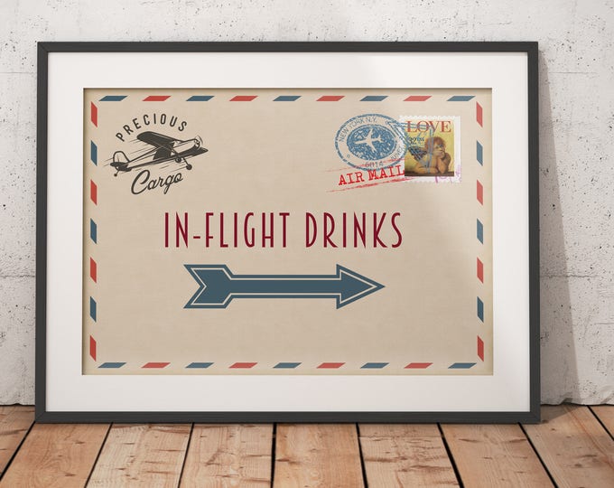 Precious Cargo, table signs,  Baby Shower, Baby Shower, vintage airplane, party sign, decor