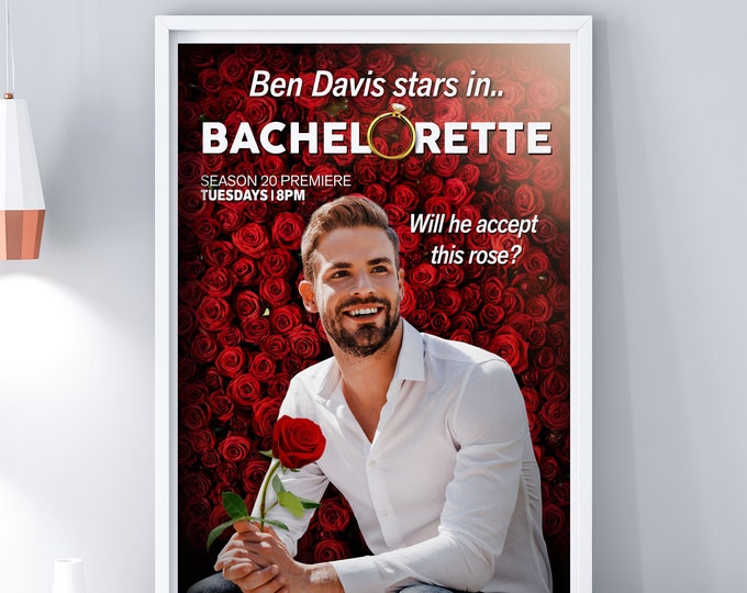 Customized movie Poster, Digital file only, Engagement, Bachelor gift, Wedding gift, Bachelorette gift, Christmas gift, Valentine's Day gift
