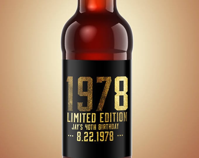 Personalized DIGITAL Beer Labels, Cheers and beers, birthday, 30th, 40th, 50th, 60th, 70th, Cheers and beers to thirty years, surprise party