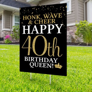 Happy birthday yard sign design, Digital file only, Honk outdoor sign, Quarantine Birthday, Birthday lawn Sign, Happy Birthday Sign