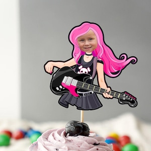 Rockstar cupcake toppers, birthday party, party decorations, party supplies, rockstar party, Pop star, party decor, toppers, printable