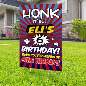 Happy birthday Yard Sign , Digital file only, Honk outdoor sign , Quarantine Birthday , Birthday Yard Sign, Happy Birthday Sign, Yard sign