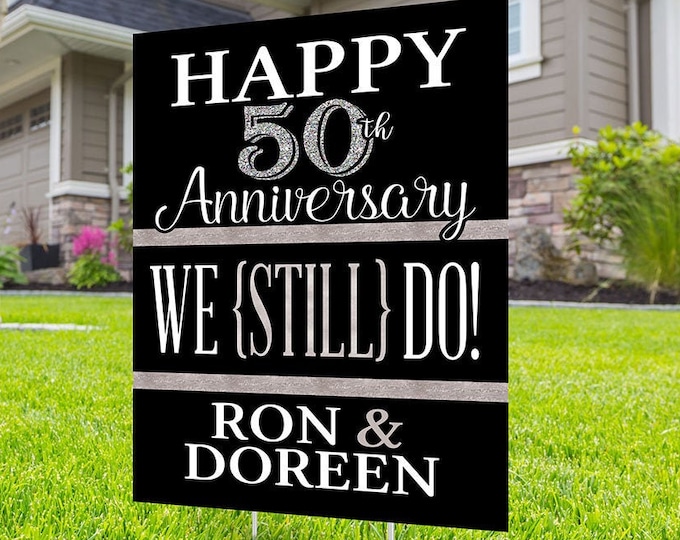 Anniversary Yard Sign design, Digital file only, Honk outdoor sign, Quarantine party , Anniversary Yard Sign, Wedding Anniversary