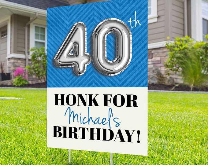 Any Age, Drive by birthday parade, Digital file only, yard sign, drive-by birthday party, car birthday parade, quarantine party