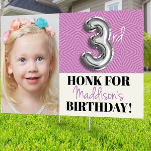 Any Age, Drive by birthday parade, Digital file only, yard sign, drive-by birthday party, car birthday parade, quarantine party