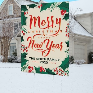 Christmas lawn sign design, Digital file only, Christmas yard sign, Party Lawn Decorations, outdoor decorations, Holiday outdoor decor,