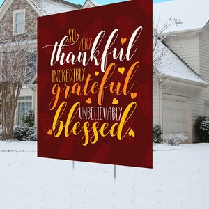 Thanksgiving yard sign design, digital file only, Happy Thanksgiving sign, Party Lawn Decorations, Holiday, Thanksgiving outdoor decoration
