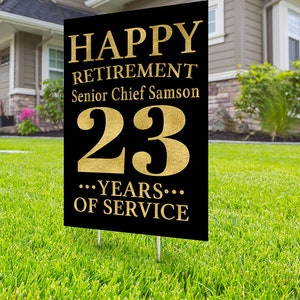 Air Force, Navy, Army, Marine, Digital file only, Retirement yard sign design,  yard sign, retirement party gift, retirement party,