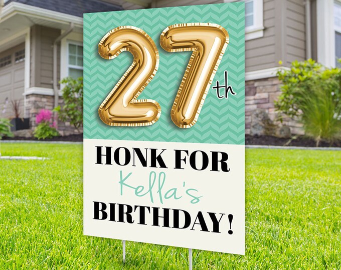 Any Age, Drive by birthday parade, Digital file only, yard sign, drive-by birthday party, car birthday parade, quarantine party