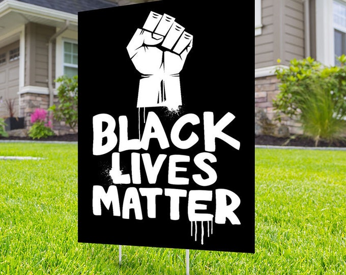 Black lives matter yard sign design, Digital file only, No Hate sign, Black rights, human rights, Kindness sign, Black lives matter, Poster