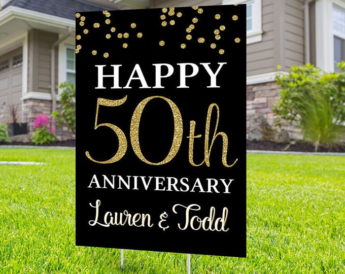 Anniversary Yard Sign, Digital file only, Honk outdoor sign, Quarantine party , Anniversary Yard Sign, Wedding Anniversary