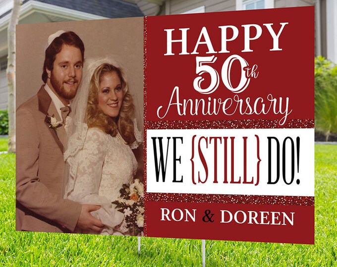 Anniversary Yard Sign design, Digital file only, Honk outdoor sign, Quarantine party , Anniversary Yard Sign, Wedding Anniversary