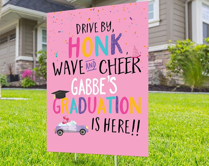 Class of 2022 Graduation, Digital file only, Photo Yard Sign design,High School Senior, Welcome Sign Congrats, Graduation lawn sign