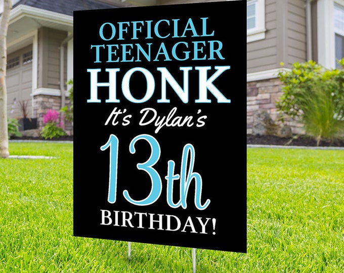 Happy birthday Yard Sign, Honk outdoor sign, Quarantine Birthday, Birthday Yard Sign, Happy Birthday Sign, Yard sign, Digital file only