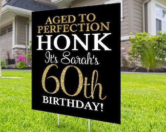 Happy birthday yard sign design, Digital file only, Honk outdoor sign, Quarantine Birthday, Birthday Yard Sign, Happy Birthday Sign