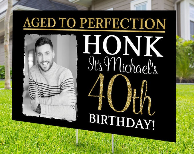 Happy birthday Yard Sign, Honk outdoor sign, Quarantine Birthday , Digital file only, Birthday Yard Sign, Happy Birthday Sign, Yard sign