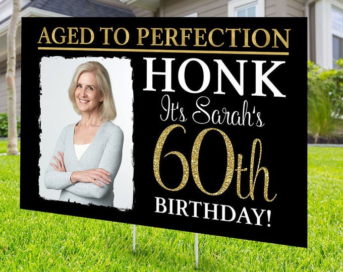 Happy birthday Yard Sign, Honk outdoor sign, Quarantine Birthday , Digital file only, Birthday Yard Sign, Happy Birthday Sign, Yard sign