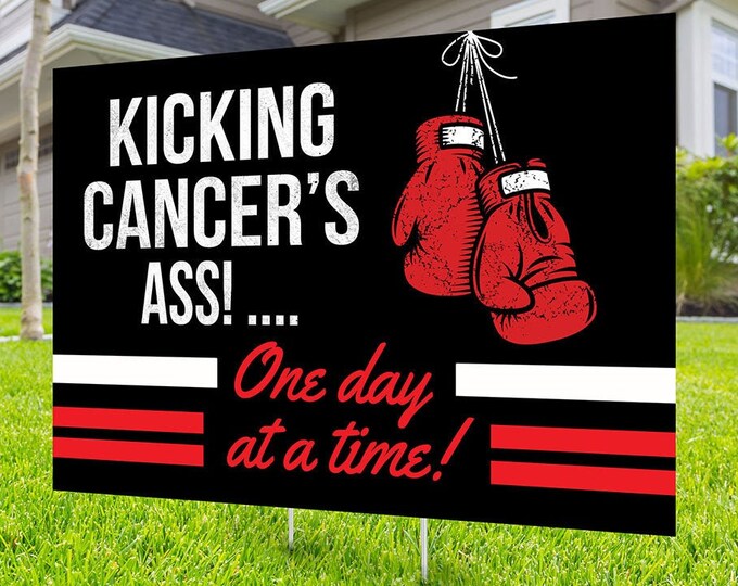 Well wishes sign, Cancer survivor, Digital file only, yard sign, car parade, quarantine party, Cancer survivor, Get well yard sign