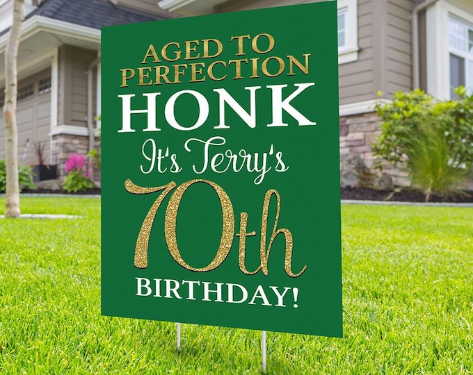 Happy birthday Yard Sign, Digital file only, Honk outdoor sign, Quarantine Birthday , Birthday Yard Sign, Happy Birthday Sign, Yard sign