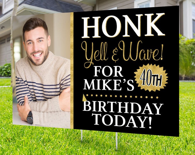 Drive by birthday parade, Digital file only, yard sign, social distancing drive-by birthday party, car birthday parade quarantine party