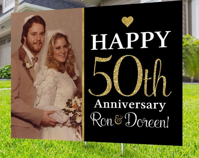 Anniversary Yard Sign, Digital file only, Honk outdoor sign, Quarantine party , Anniversary Yard Sign, Wedding Anniversary