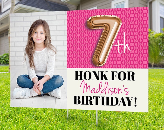 Any Age, Drive by birthday parade, Digital file only, yard sign, drive-by birthday party, car birthday parade, quarantine party