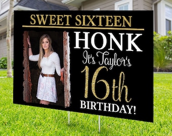 Happy birthday Yard Sign, Digital file only, Honk outdoor sign, Quarantine Birthday, Birthday Yard Sign, Happy Birthday Sign, Yard sign