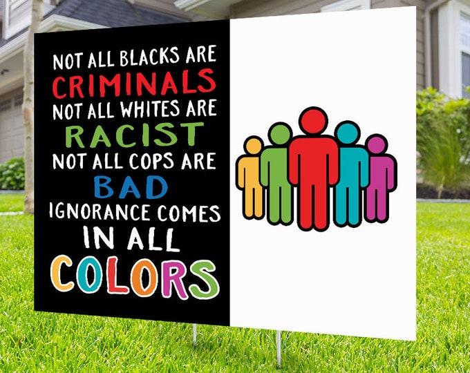 Black lives matter yard sign design, Digital file only, No Hate sign, Black rights, human rights, Kindness sign, Black lives matter, Poster