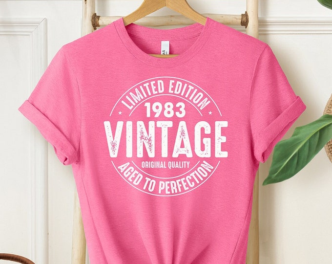 Aged to Perfection T-shirt, Vintage T-shirt Shirt, 70th Birthday, 60th Birthday, 50th Birthday, 40th Birthday, 30th Birthday, Birthday shirt