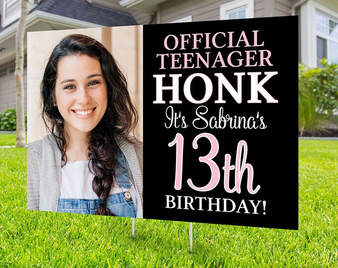 Happy birthday Yard Sign, Honk outdoor sign, Quarantine Birthday, Birthday Yard Sign, Happy Birthday Sign, Yard sign, Digital file only