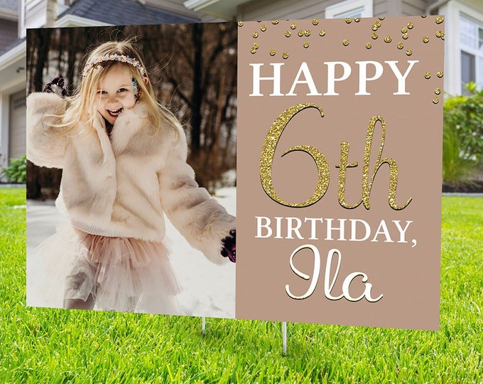 Any Age, Happy birthday Yard Sign design, Digital file only, Honk sign, Quarantine Birthday , Birthday Yard Sign, Happy Birthday Sign