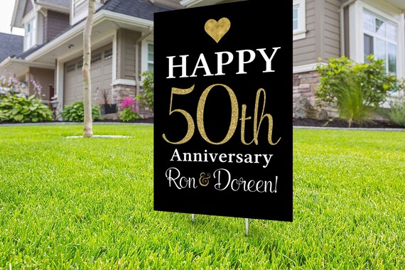 Anniversary Yard Sign, Digital file only, Honk outdoor sign, Quarantine party , Anniversary Yard Sign, Wedding Anniversary Il_570xn