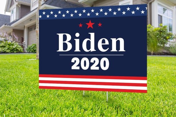 Political Campaign Yard Sign design, Digital file only, rally sign, democrat, liberal, political sign, 2020 president, political lawn sign Il_570xn